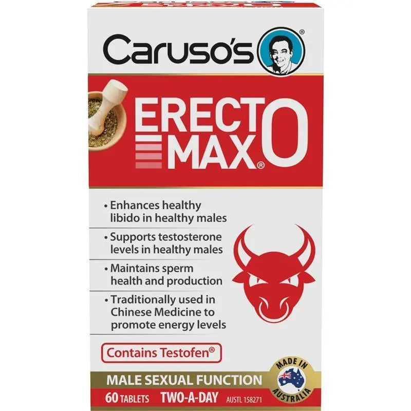 Carusos Erectomax 60 Tablets - Everybody Wellness