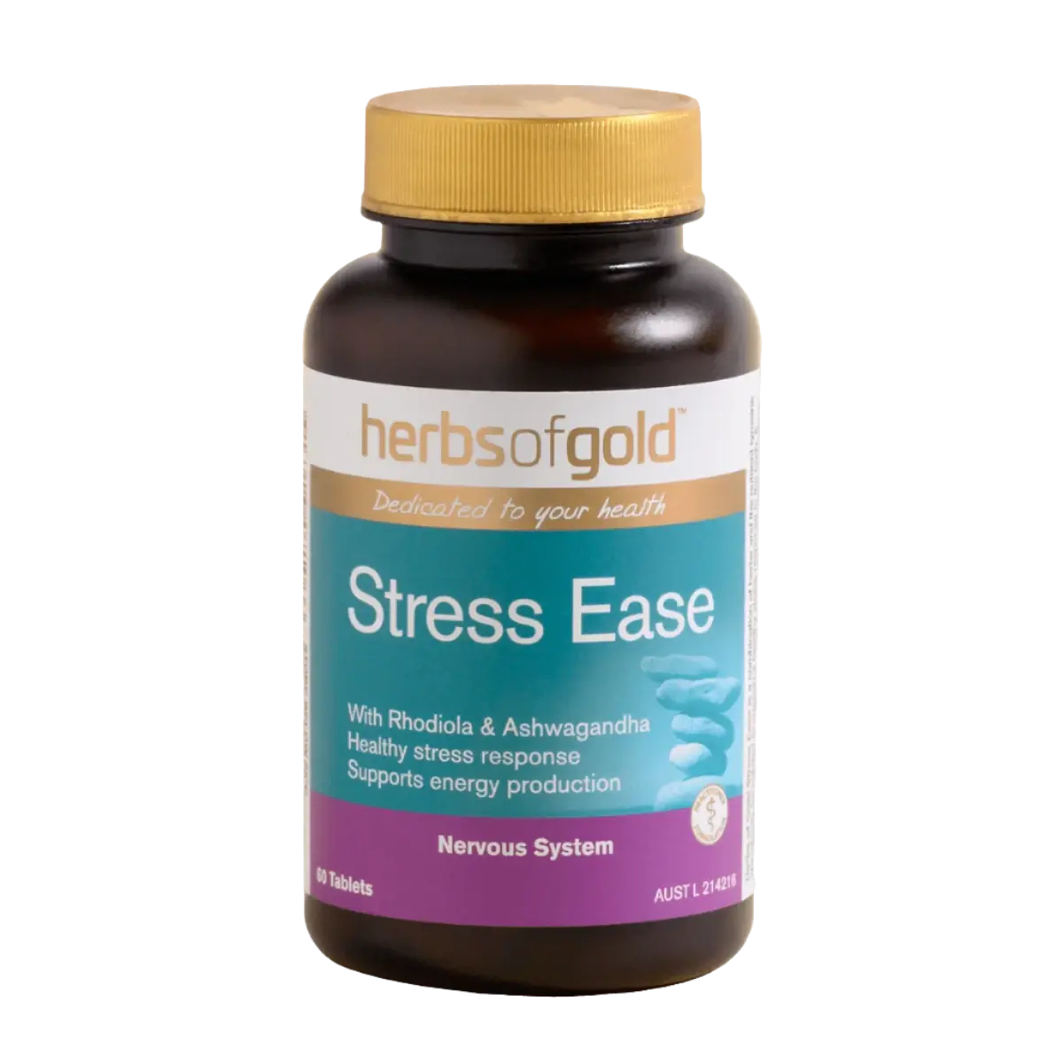 Herbs Of Gold Stress Ease 60 Tablets - Everybody-Wellness
