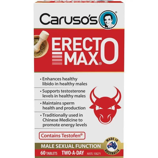 Carusos Erectomax 60 Tablets - Everybody Wellness