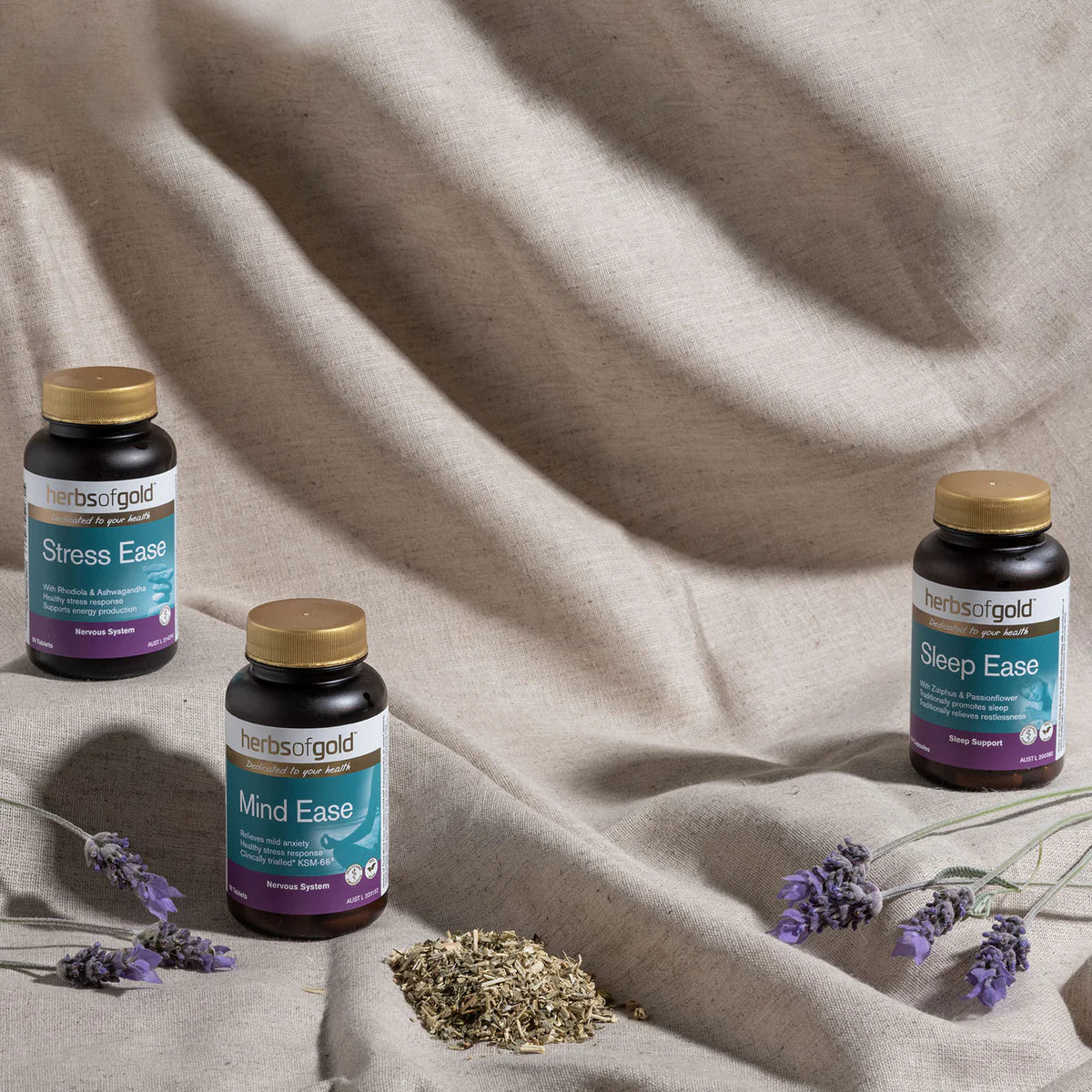 Herbs Of Gold Sleep Ease 60 Capsules - Everybody-Wellness