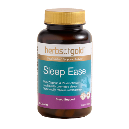 Herbs Of Gold Sleep Ease 60 Capsules - Everybody-Wellness